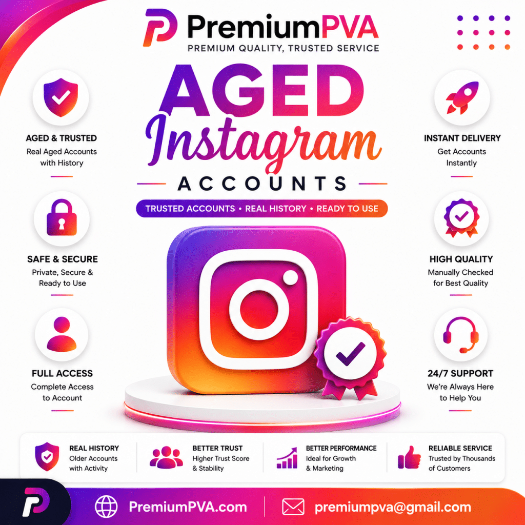 buy aged instagram pva accounts