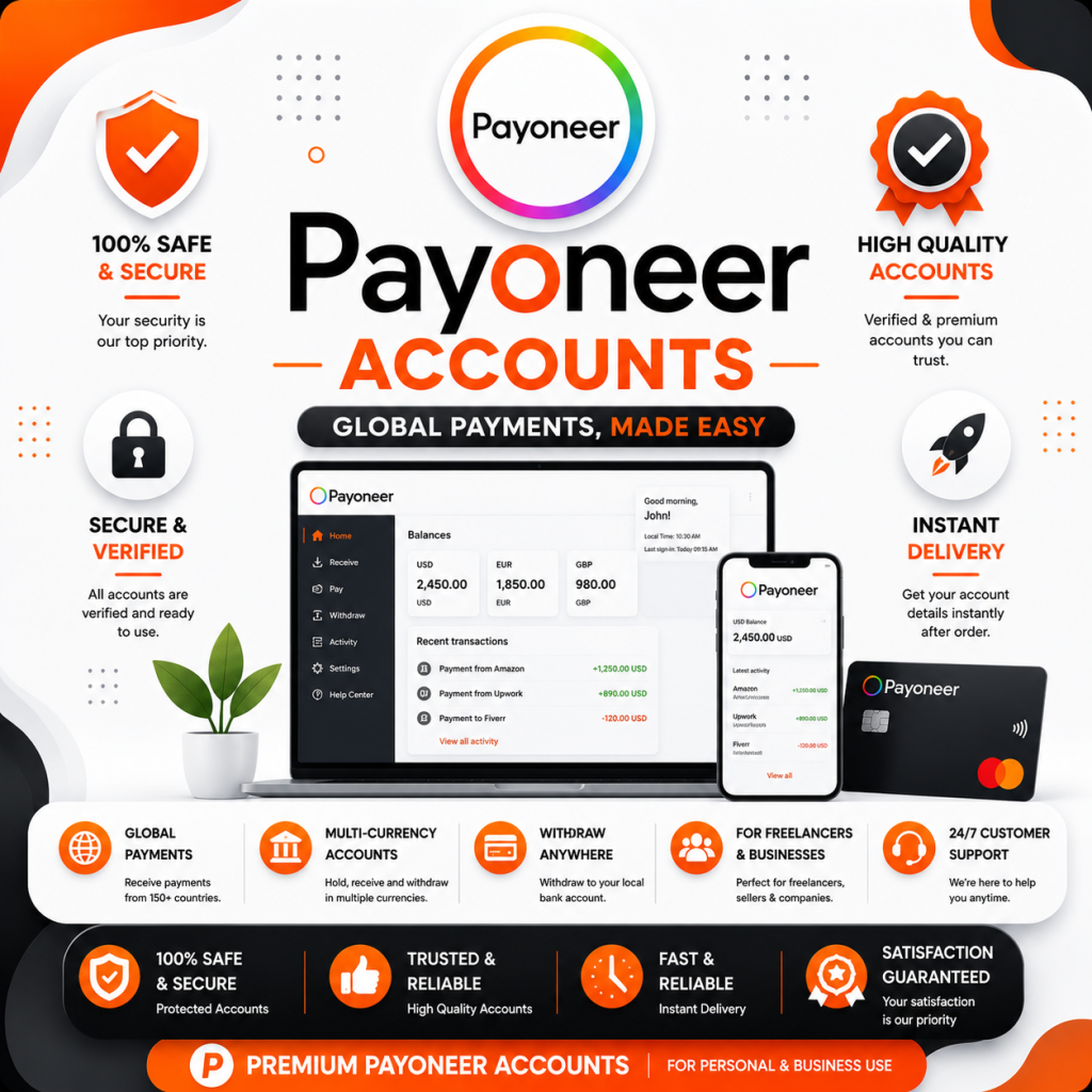 Buy Verified Payoneer Accounts