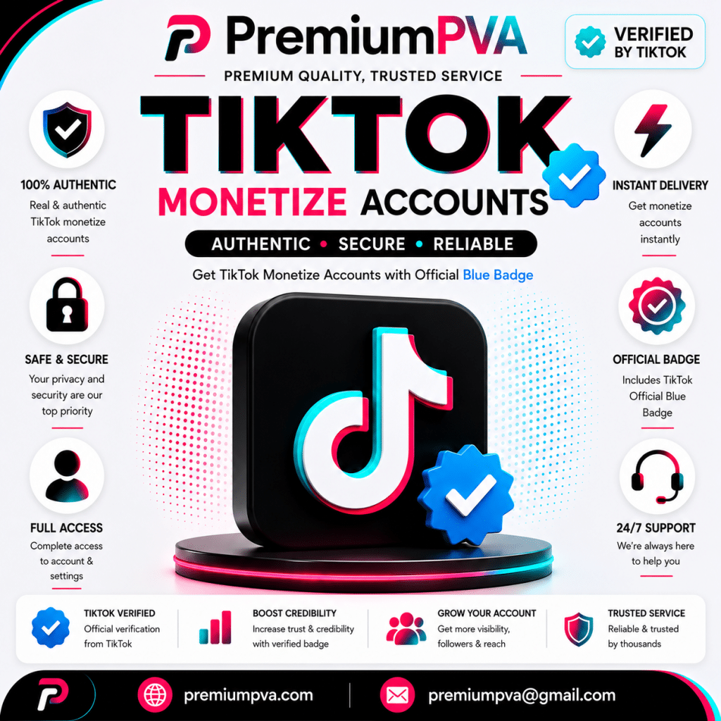 Buy TikTok Monetize Accounts