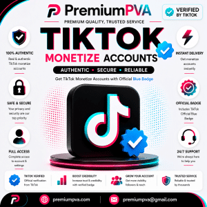 Buy TikTok Monetize Accounts